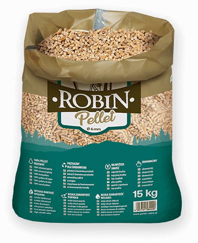 worek pelletu opałowego Robin do kupienia w Kamieniu Krajeńskim lub sklepie internetowym